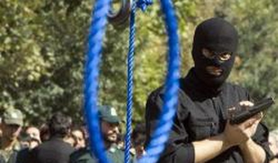 One man was hanged west of Tehran today and one to be hanged in public tomorrow