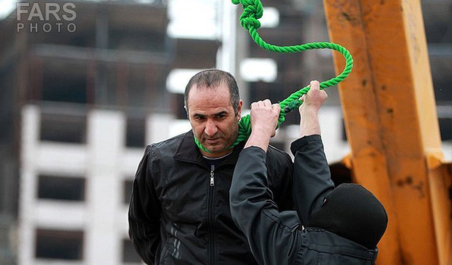 One prisoner was Hanged in public in Qazvin (west of Tehran) today