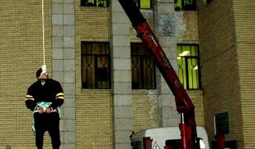 One man was hanged publicly in Karaj (west of Tehran) 