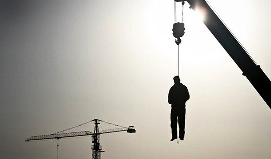 اعدام یک زندانی در ملأ عام در خوی