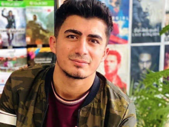 Recorded portrait of Mehrab Abdollahzadeh