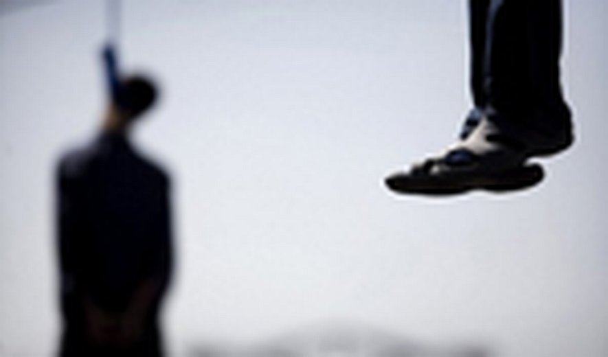 Two men were hanged in public in the southwestern Iranian province of Khuzestan