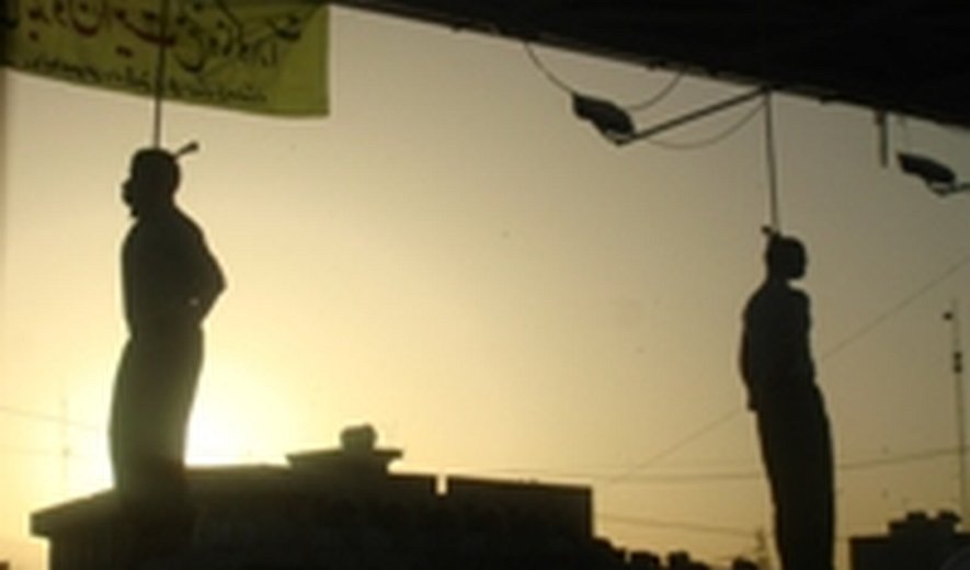 Two men were hanged in western Iran this morning- 54 executions in the month of May