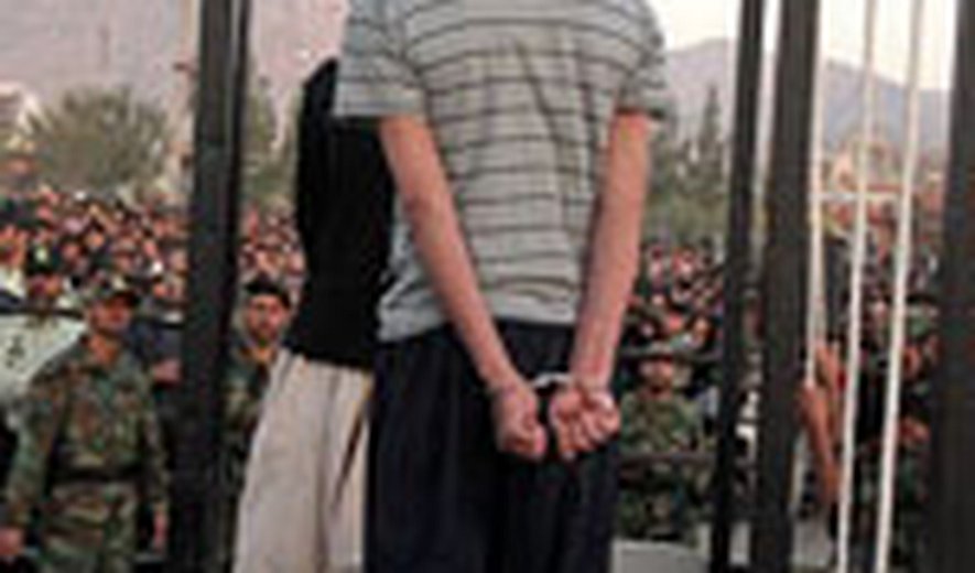 Iran Human Rights Article Four Men Were Publicly Hanged In Central Iran Early This Morning 