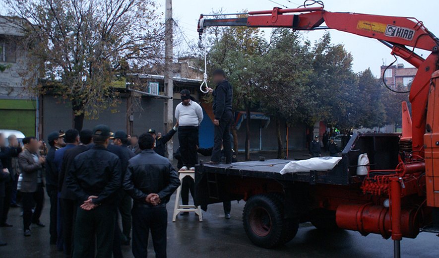 West Azerbaijan: Prisoner Hanged by Crane in Public