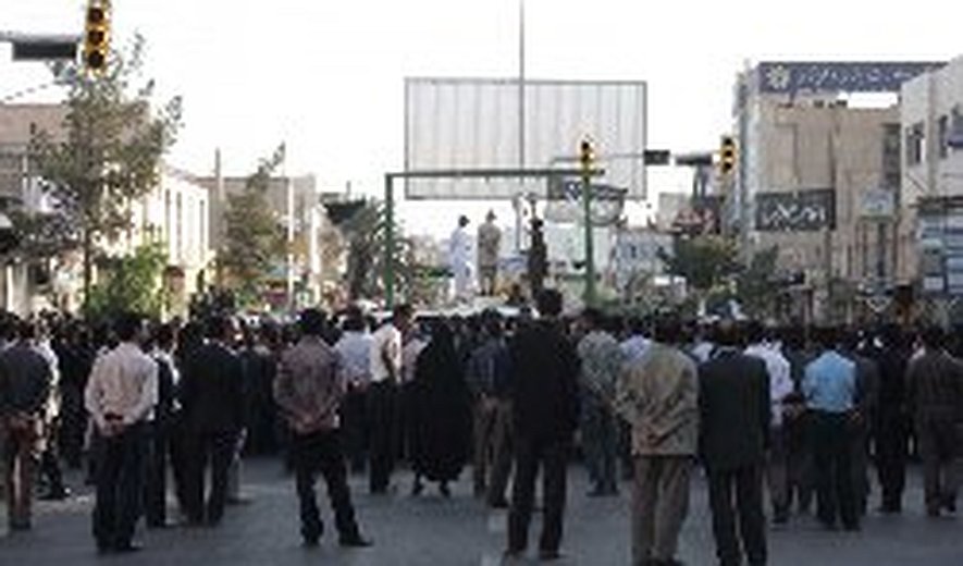 Three men were hanged in public today, convicted of a bombing two days ago in the southeastern Iranian city of Zahedan 